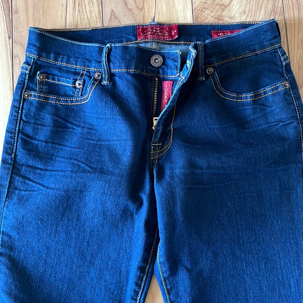 Lucky Brand Sweet'n Straight Dark Wash Jeans - Picture 3 of 9
